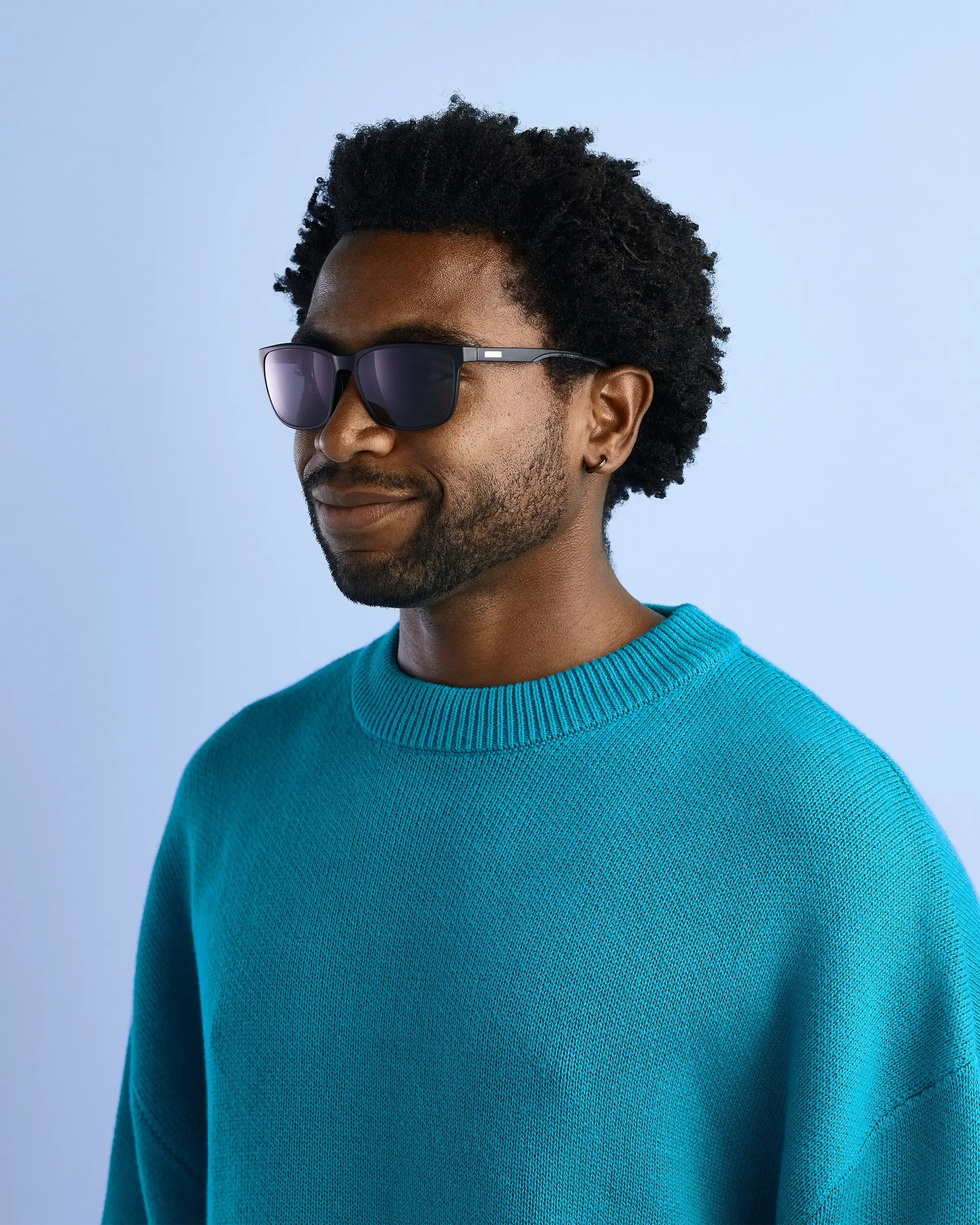 Sinner Sunglasses Komo Sunglasses in Matte Cry Black & Smoke Flash Mirror