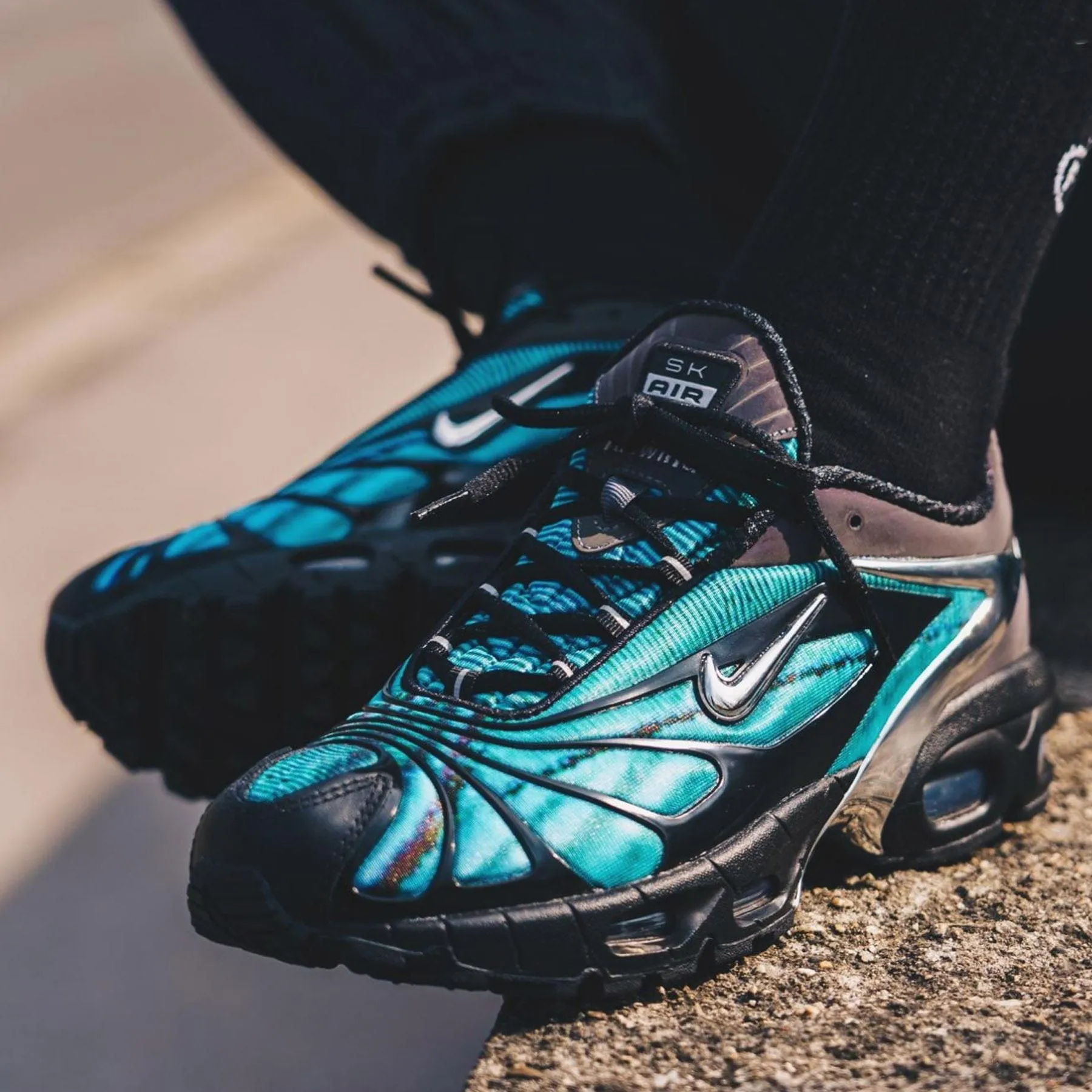 Skepta x Nike Air Max Tailwind 5 'Bright Blue' Nike Air Max running sneakers