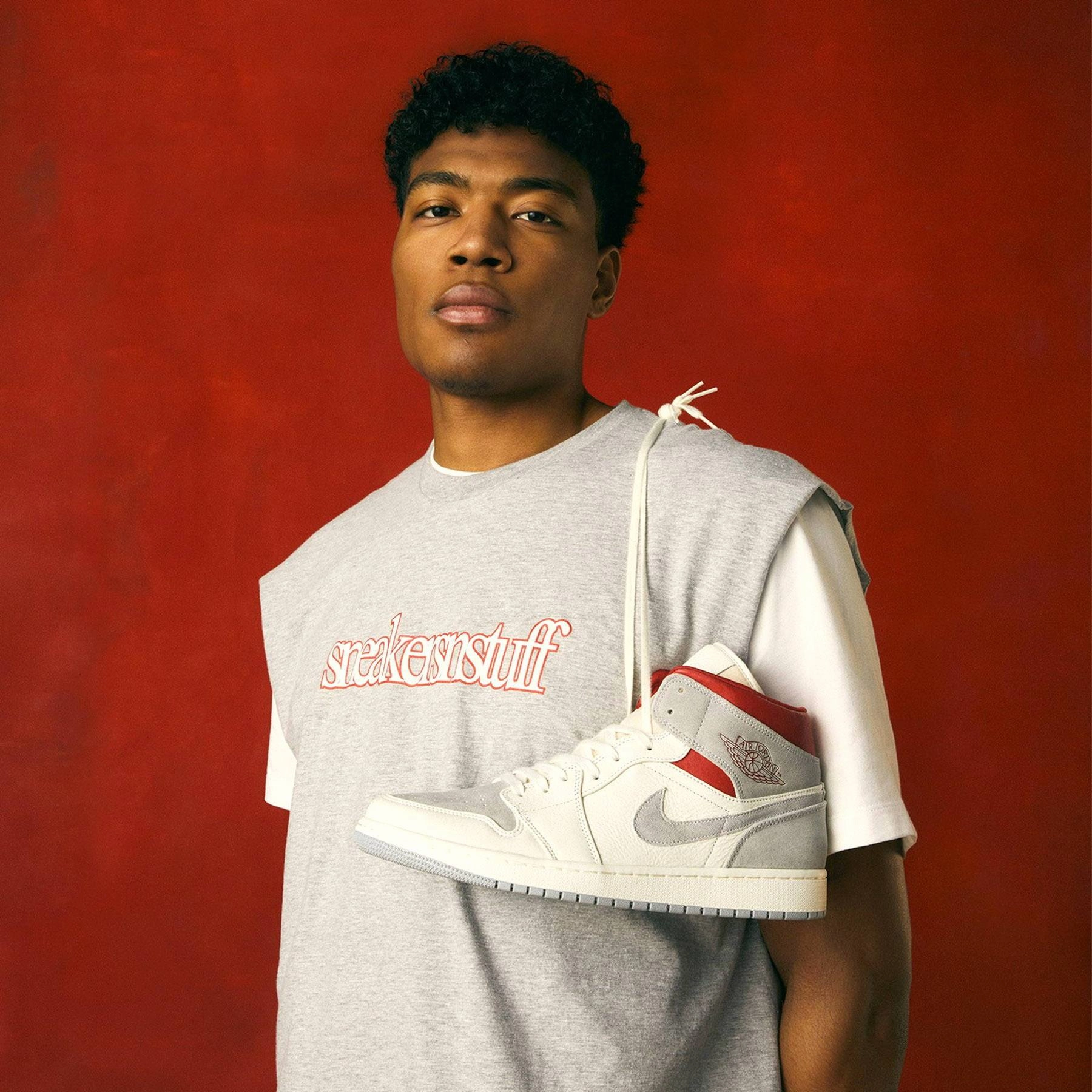 Sneakersnstuff x Air Jordan 1 Mid 'Past, Present, Future' Air Jordan 1 Mid streetwear shoes