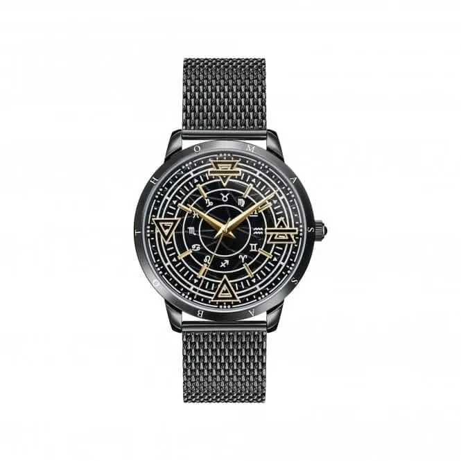 Stainless Steel Dial Black Elements Of Nature Mens Watch WA0389-202-203