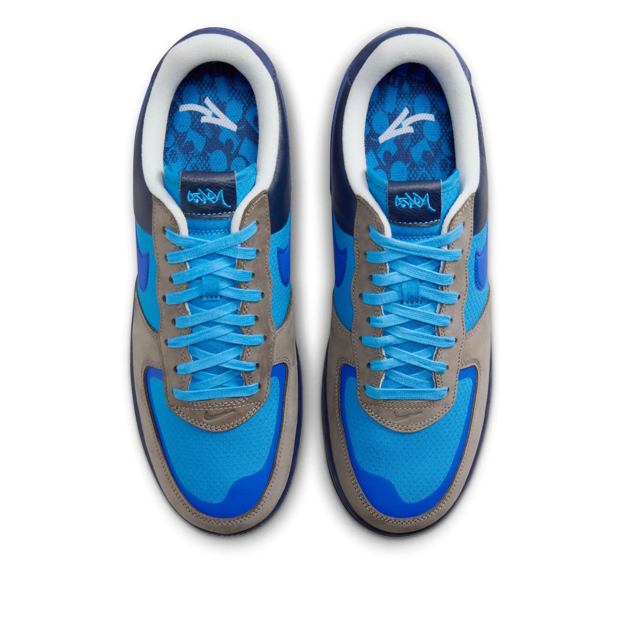 Stash x Nike Air Force 1 Low - Soft Grey/Varsity Royal Nike signature shoe looks