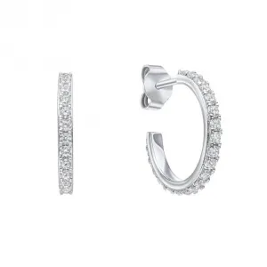 Sterling Silver Clear Cubic Zirconia Earrings E6406 Diamonfire Jewellery