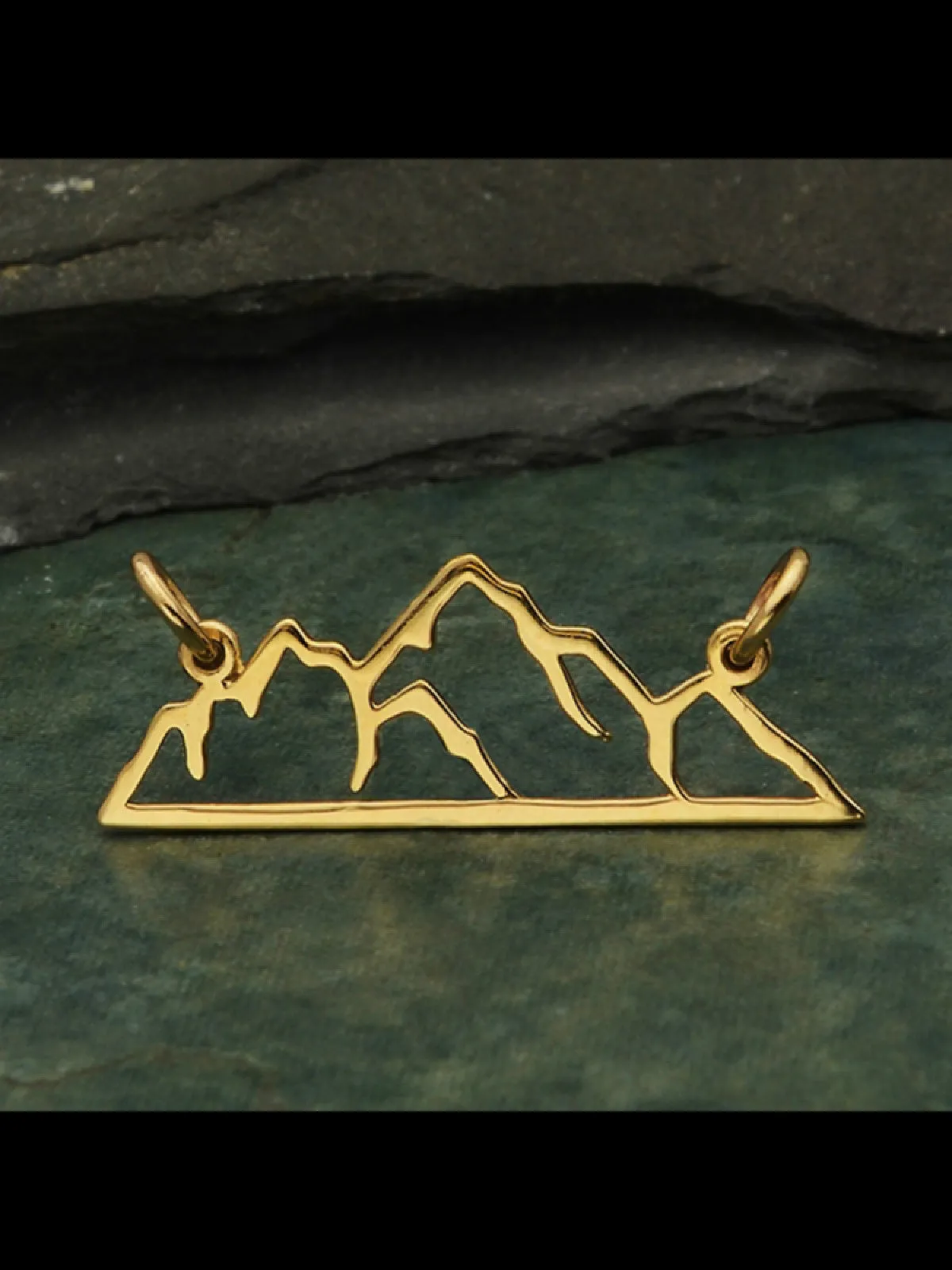 Sterling Silver Jewelry Mountain Range Necklace