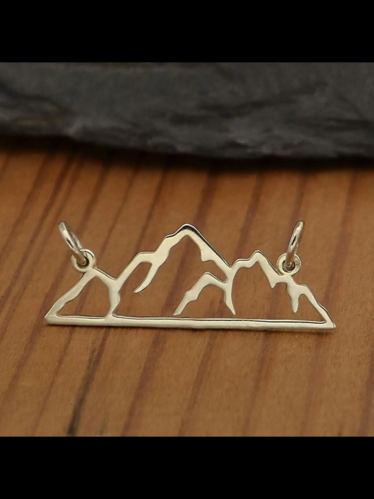 Sterling Silver Jewelry Mountain Range Necklace