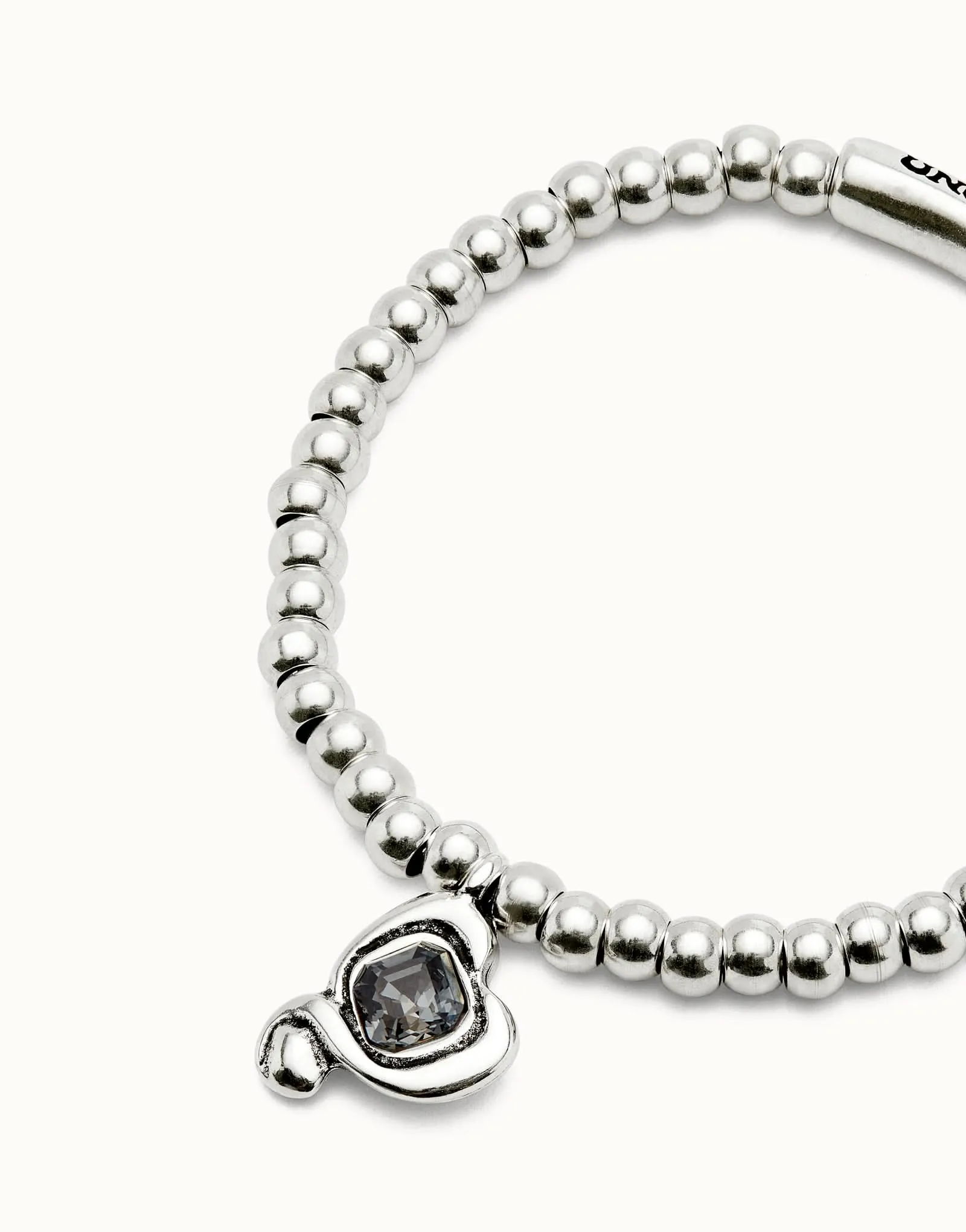 Sterling Silver Plated Ser Expresiva Black Bracelet PUL2514NGRMTL0 Unode50 Jewelry And Accessories