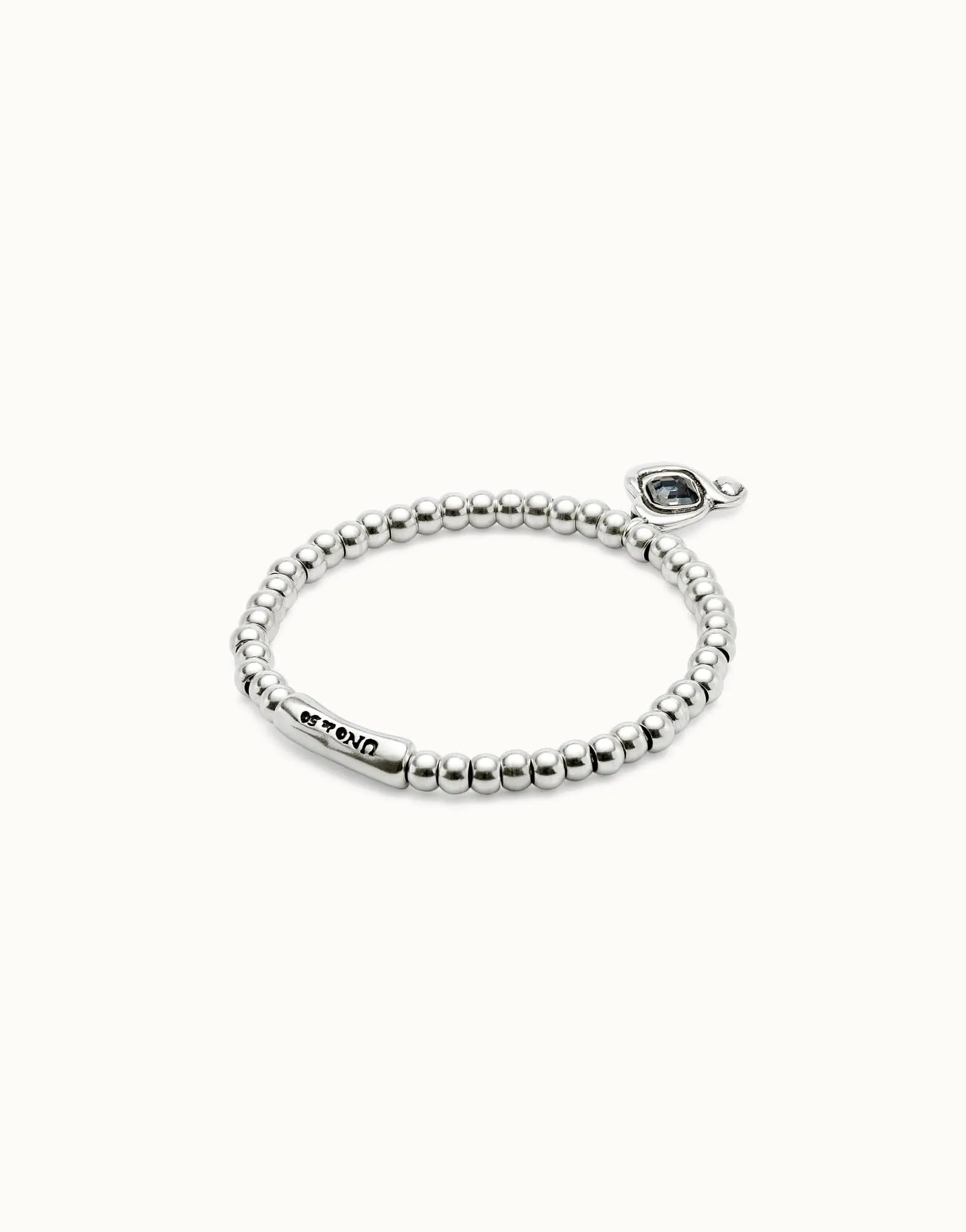 Sterling Silver Plated Ser Expresiva Black Bracelet PUL2514NGRMTL0 Unode50 Jewelry And Accessories