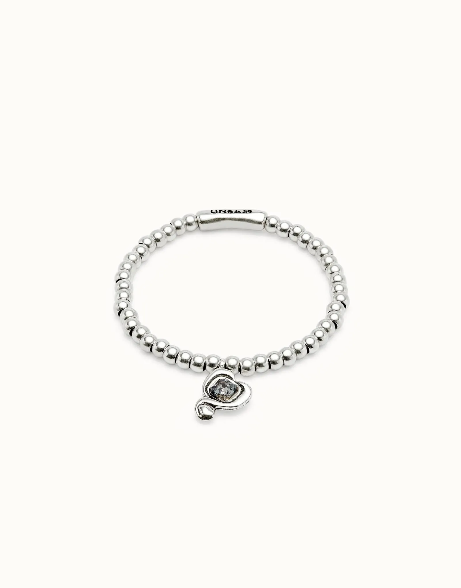 Sterling Silver Plated Ser Expresiva Black Bracelet PUL2514NGRMTL0 Unode50 Jewelry And Accessories
