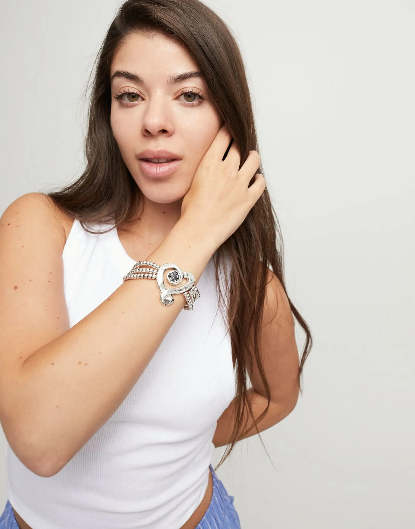 Sterling Silver Plated Ser Expresiva Black Bracelet PUL2543NGRMTL0 Unode50 Jewelry And Accessories