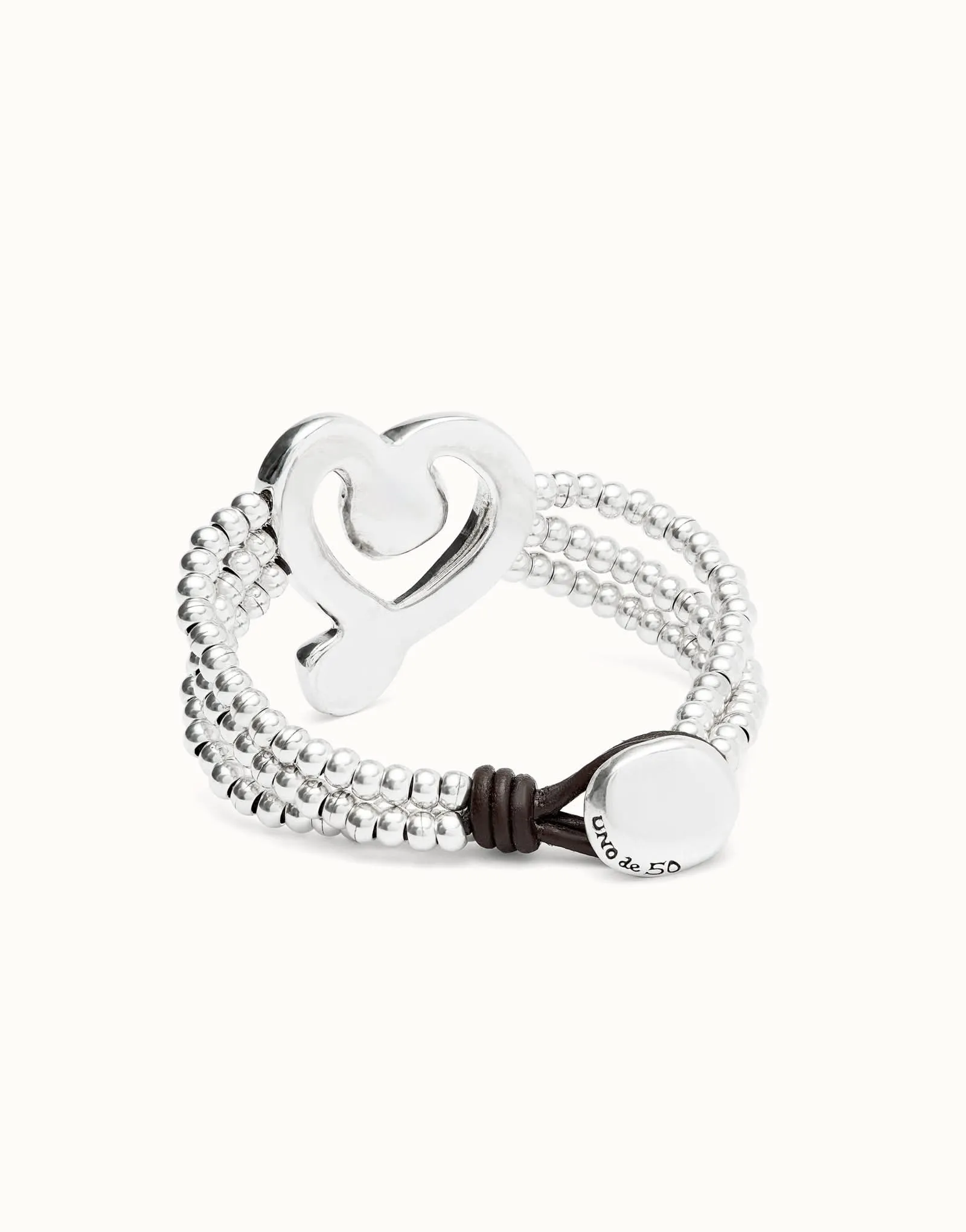 Sterling Silver Plated Ser Expresiva Black Bracelet PUL2543NGRMTL0 Unode50 Jewelry And Accessories