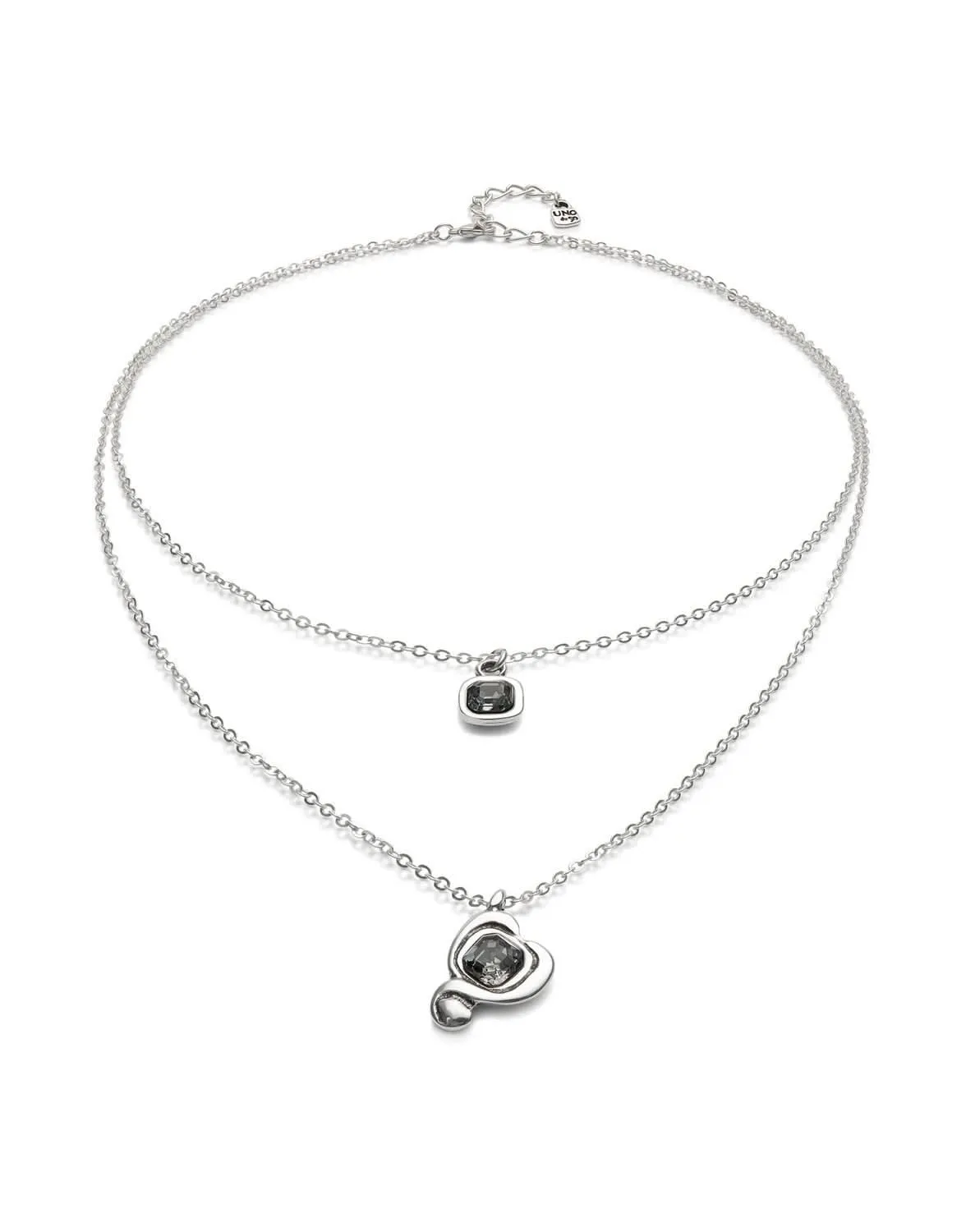 Sterling Silver Plated Ser Expresiva Black Pendant COL2002NGRMTL0U Unode50 Jewelry And Accessories