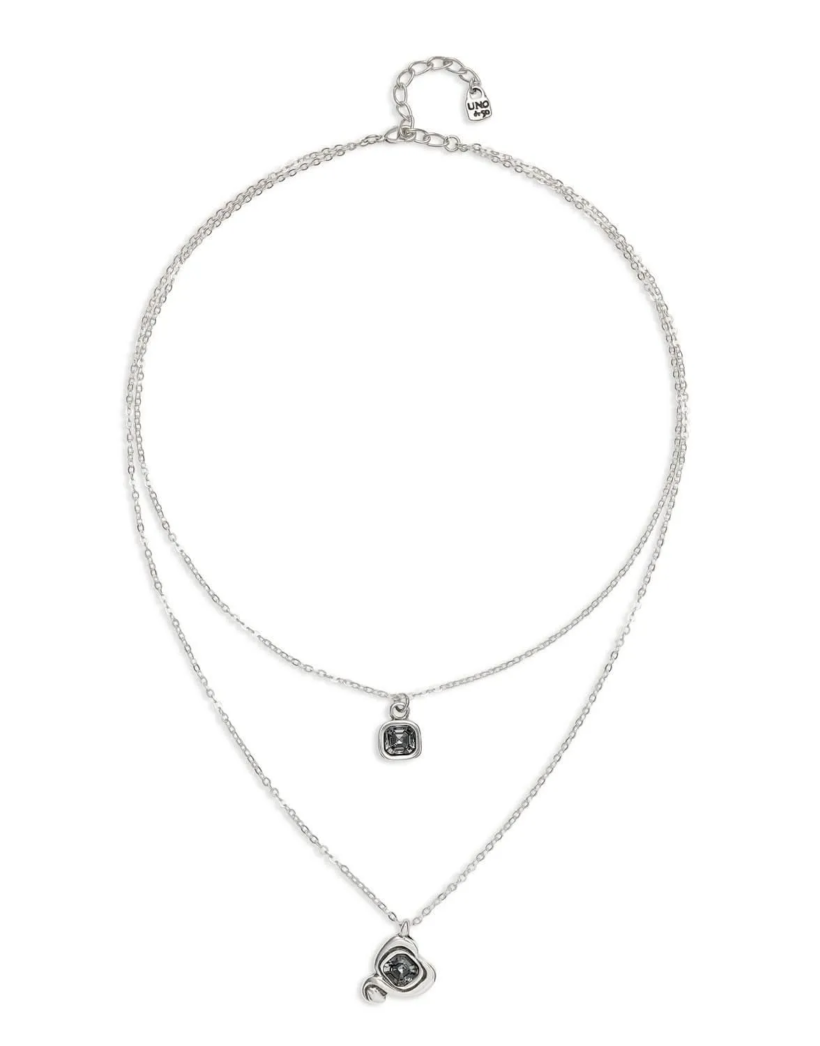 Sterling Silver Plated Ser Expresiva Black Pendant COL2002NGRMTL0U Unode50 Jewelry And Accessories
