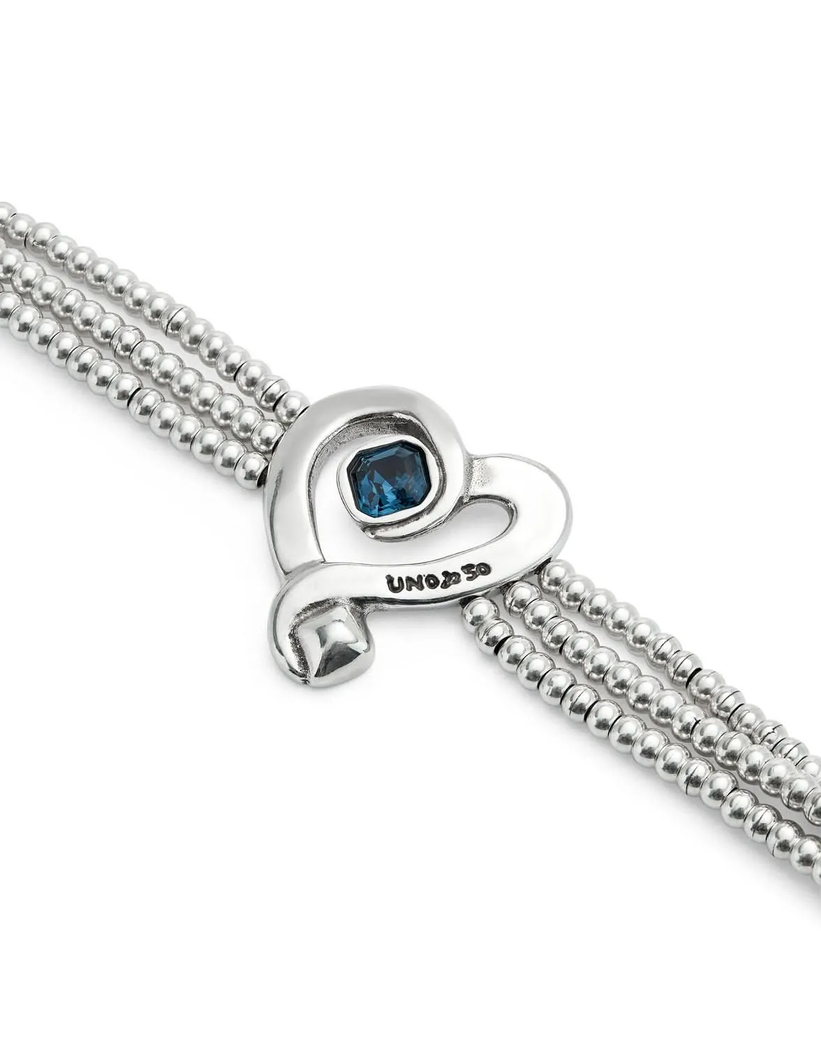 Sterling Silver Plated Ser Expresiva Blue Bracelet PUL2543AZOMTL0 Unode50 Jewelry And Accessories