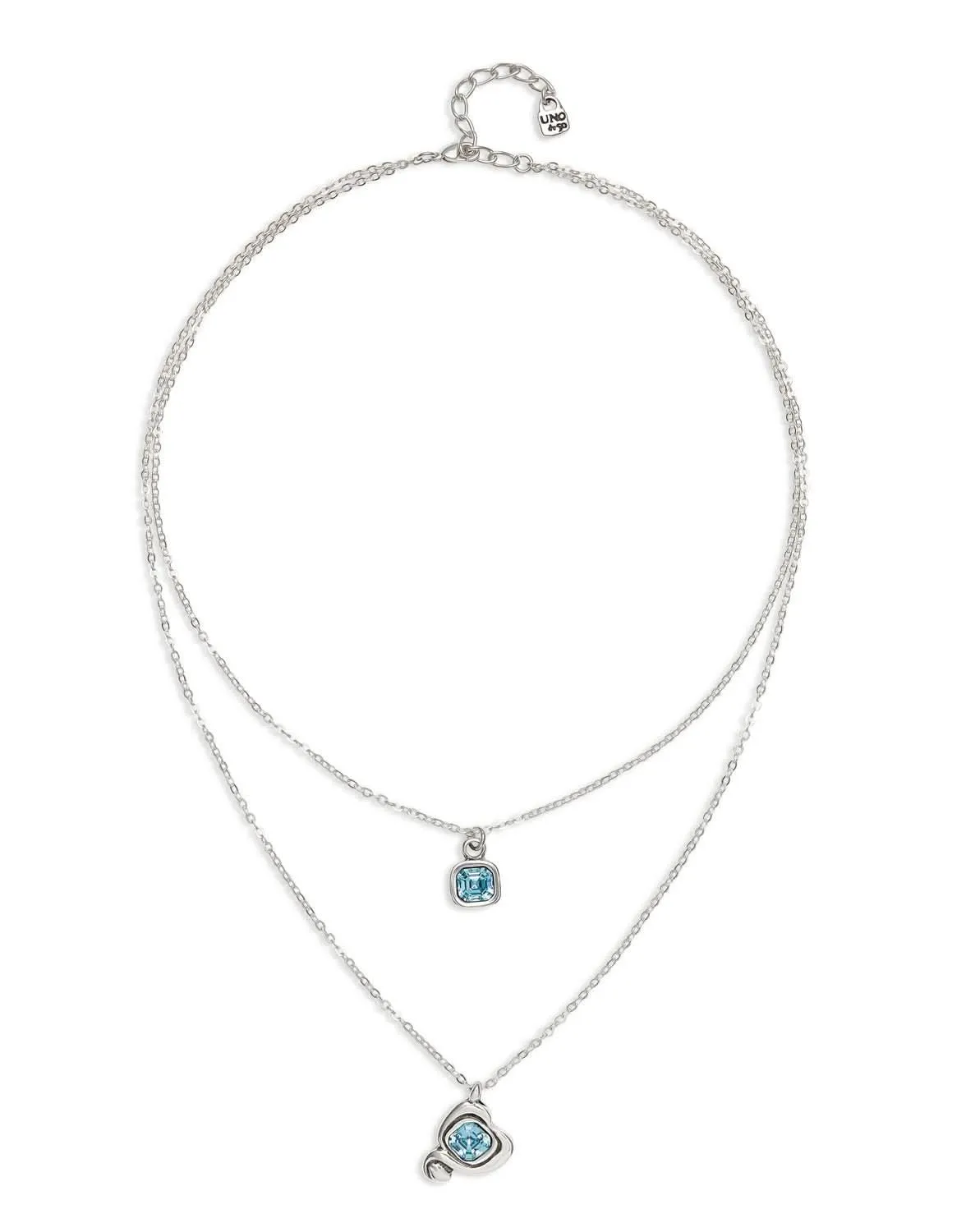 Sterling Silver Plated Ser Expresiva Blue Pendant COL2002AZCMTL0U Unode50 Jewelry And Accessories