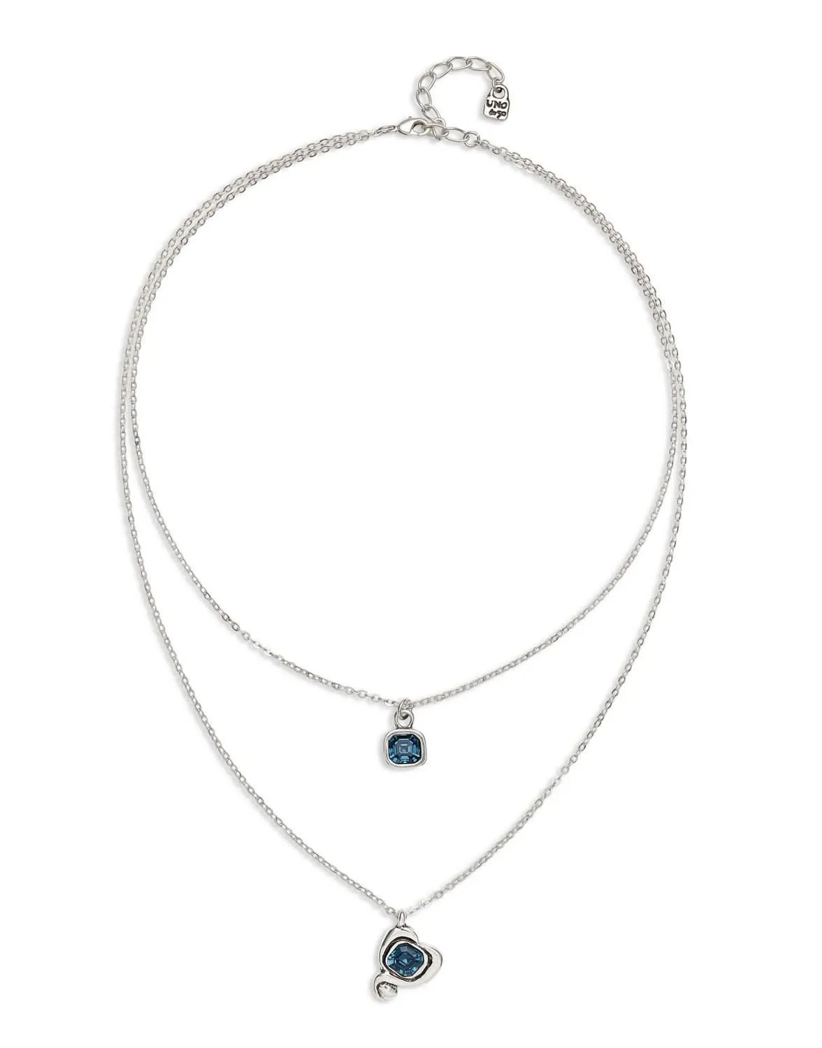 Sterling Silver Plated Ser Expresiva Blue Pendant COL2002AZOMTL0U Unode50 Jewelry And Accessories