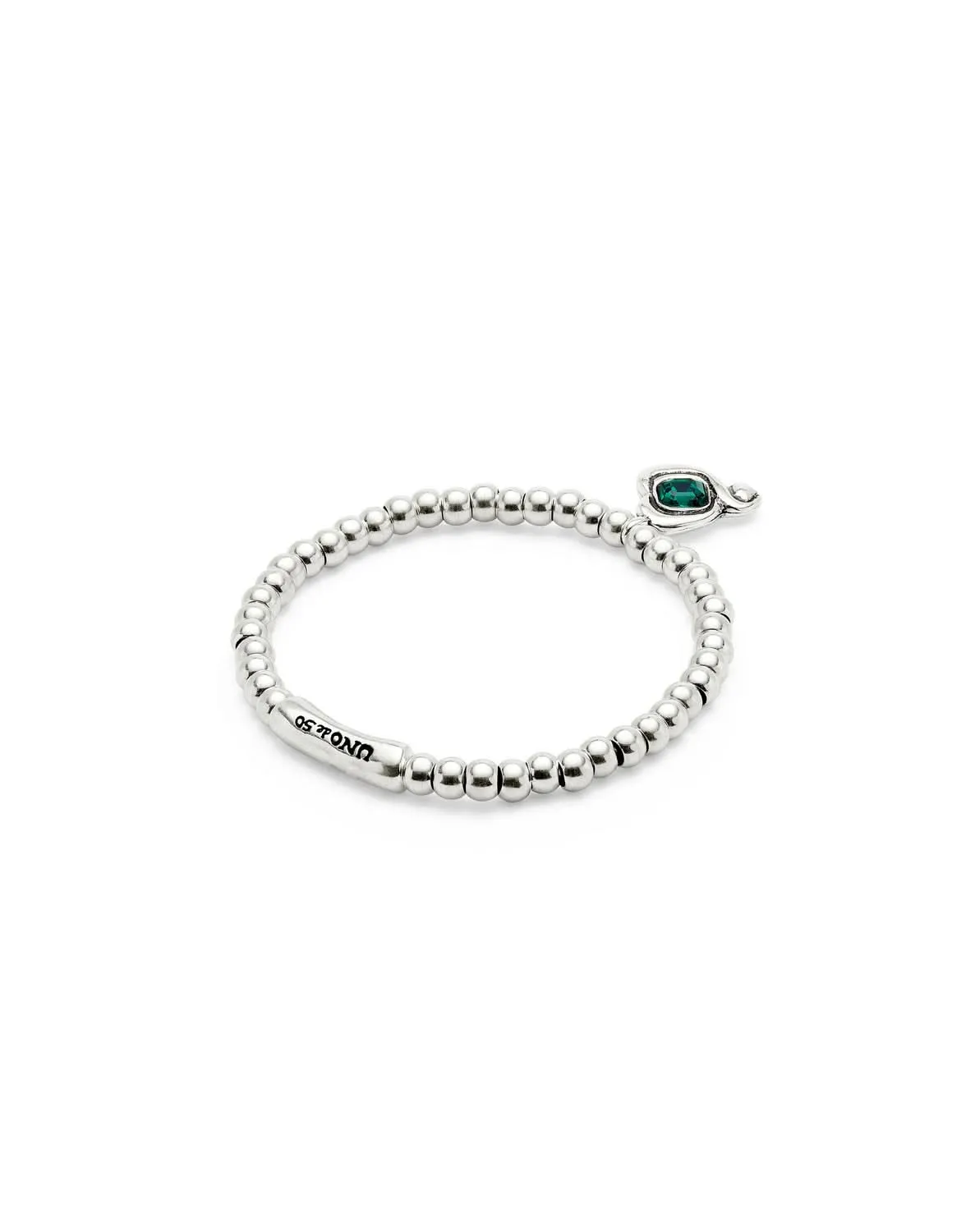 Sterling Silver Plated Ser Expresiva Green Bracelet PUL2514VRDMTL0 Unode50 Jewelry And Accessories