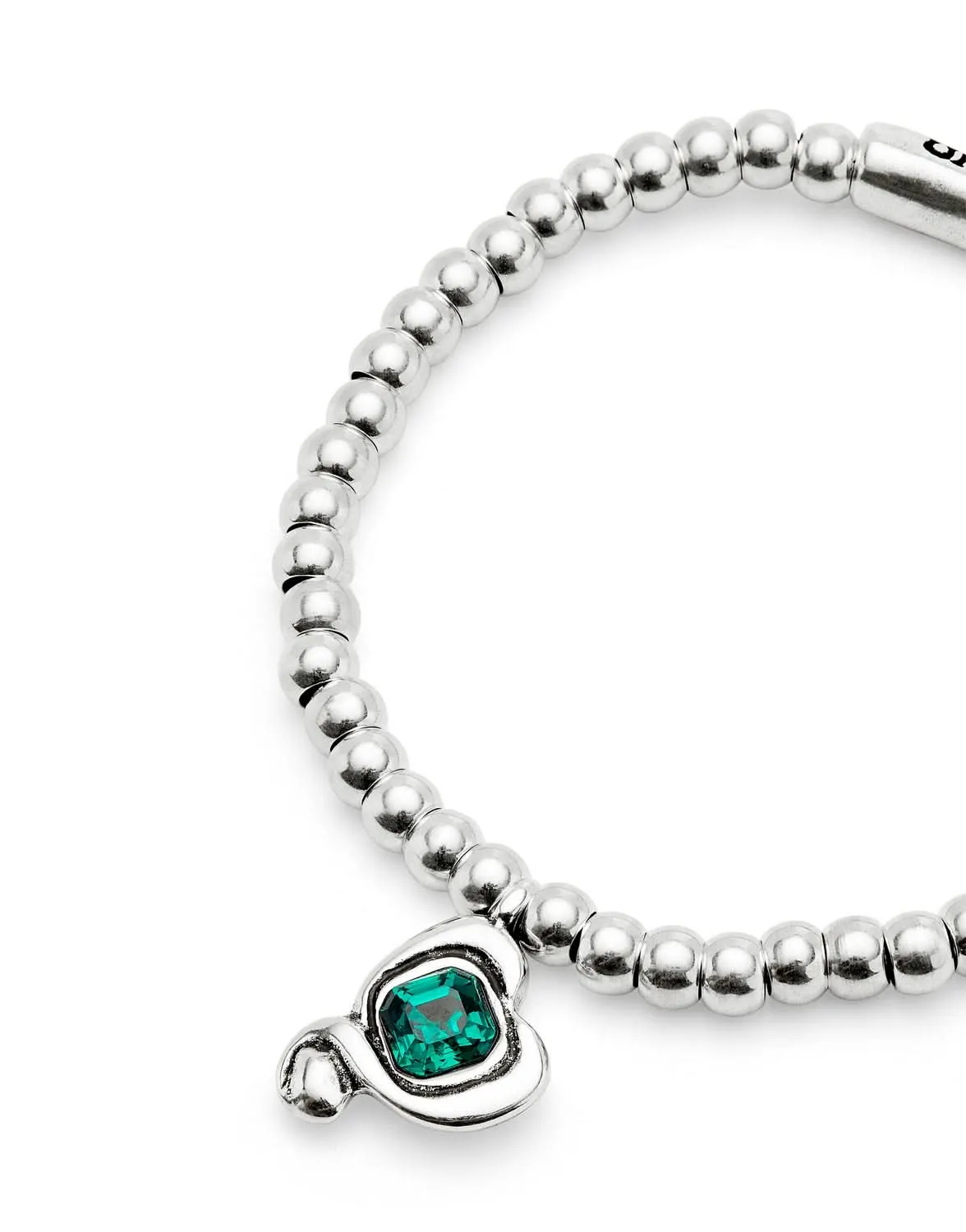 Sterling Silver Plated Ser Expresiva Green Bracelet PUL2514VRDMTL0 Unode50 Jewelry And Accessories