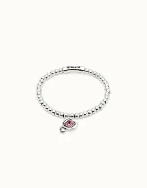 Sterling Silver Plated Ser Expresiva Pink Bracelet PUL2514RSAMTL0 Unode50 Jewelry And Accessories
