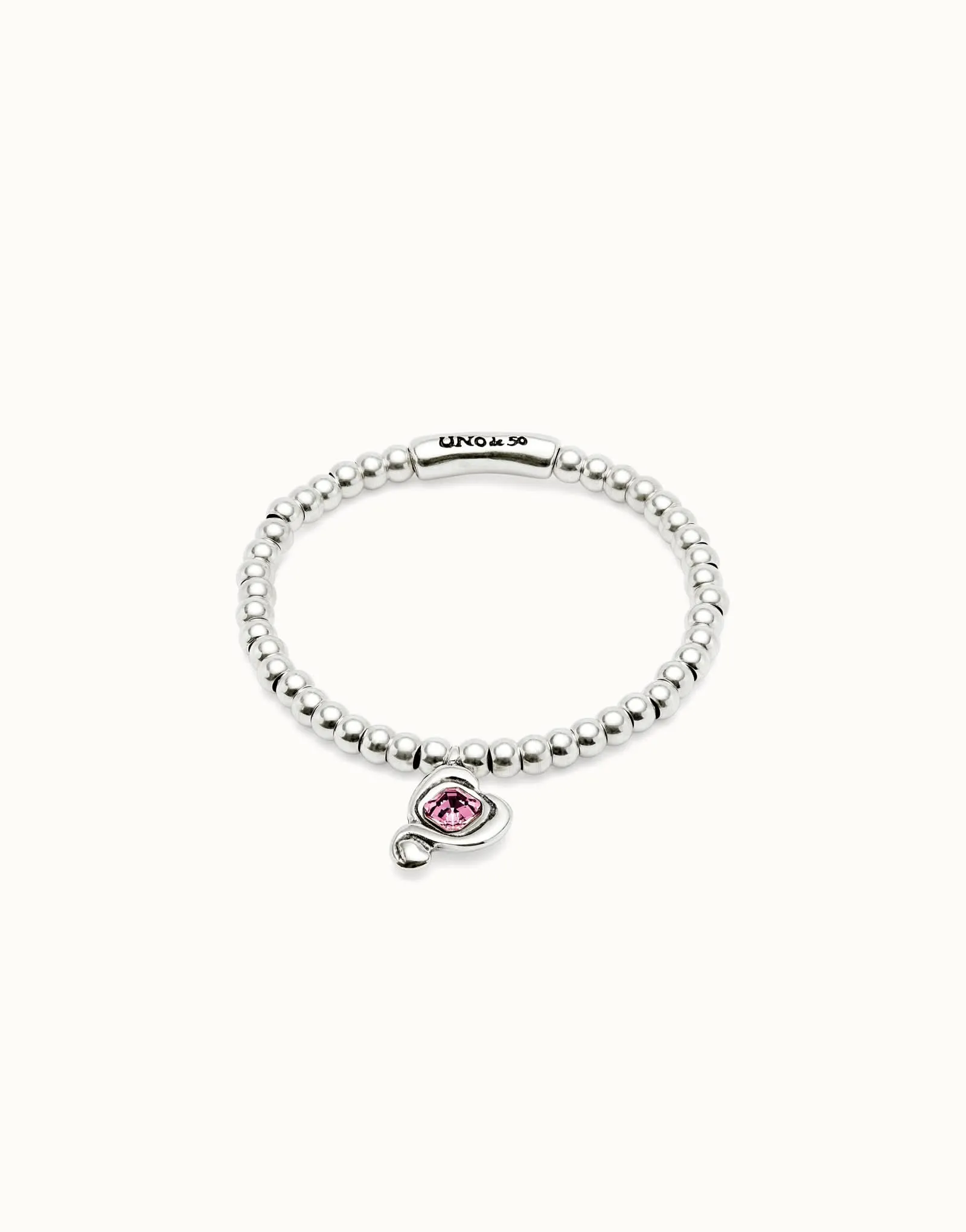 Sterling Silver Plated Ser Expresiva Pink Bracelet PUL2514RSAMTL0 Unode50 Jewelry And Accessories
