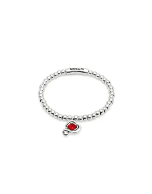 Sterling Silver Plated Ser Expresiva Red Bracelet PUL2514ROJMTL0 Unode50 Jewelry And Accessories