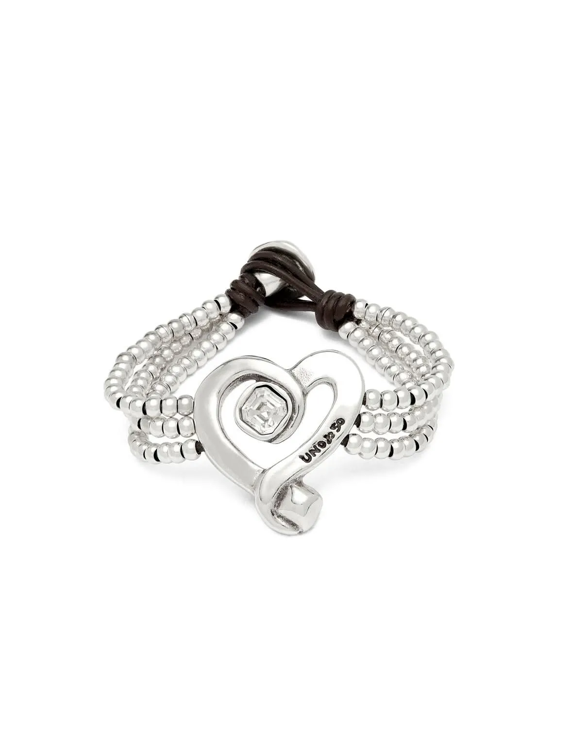 Sterling Silver Plated Ser Expresiva White Bracelet PUL2543CRSMTL0 Unode50 Jewelry And Accessories