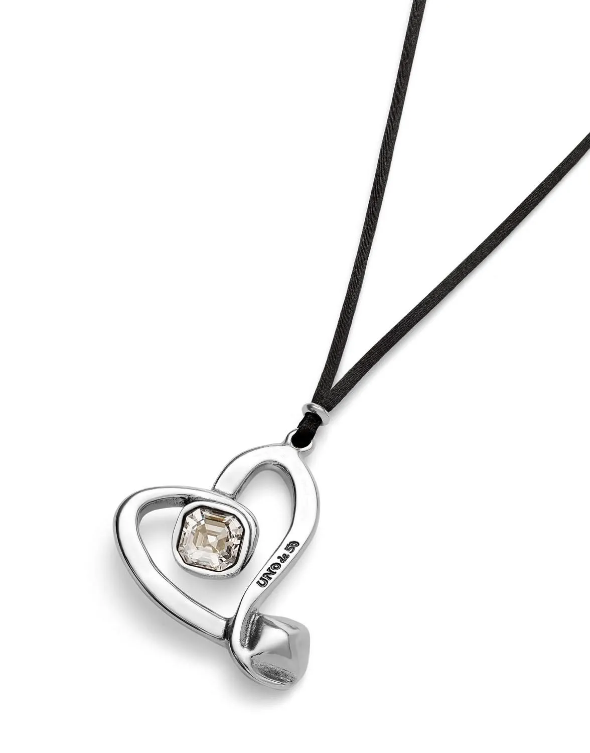 Sterling Silver Plated Ser Expresiva White Necklace COL2012CRSMTL0U Unode50 Jewelry And Accessories