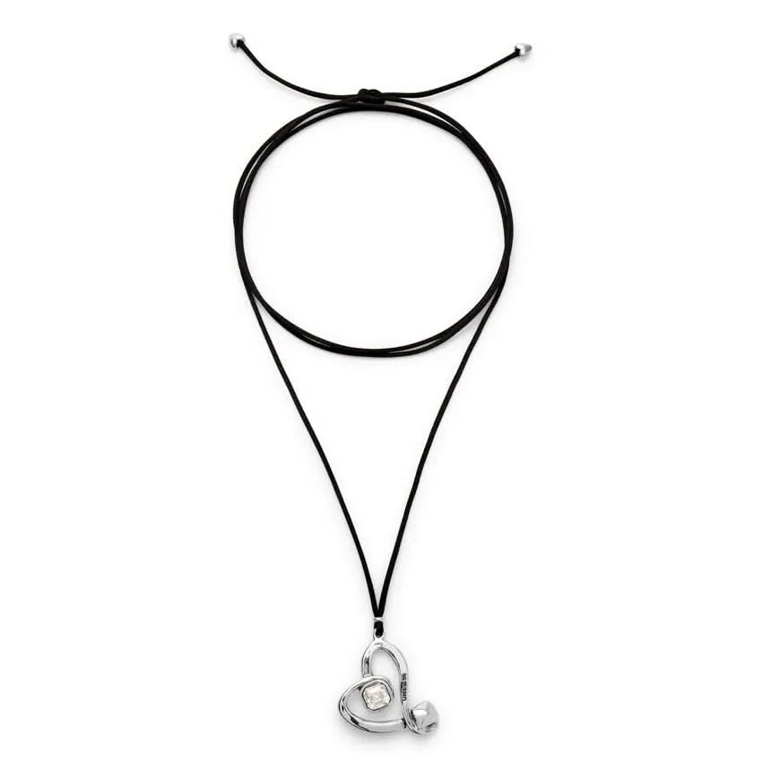 Sterling Silver Plated Ser Expresiva White Necklace COL2012CRSMTL0U Unode50 Jewelry And Accessories