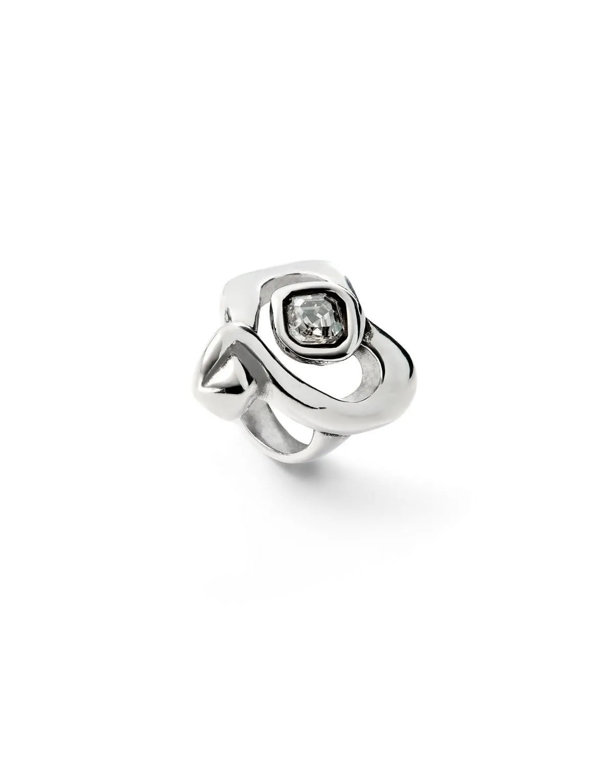 Sterling Silver Plated Ser Expresiva White Ring ANI0842CRSMTL Unode50 Jewelry And Accessories