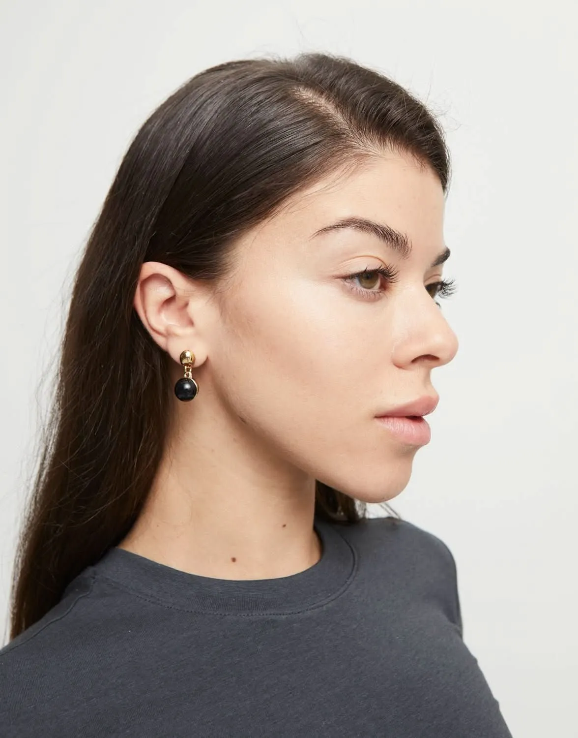 Sterling Silver Plated Ser Fascinante Black Earrings PEN0995NGRMTL0U Unode50 Jewelry And Accessories