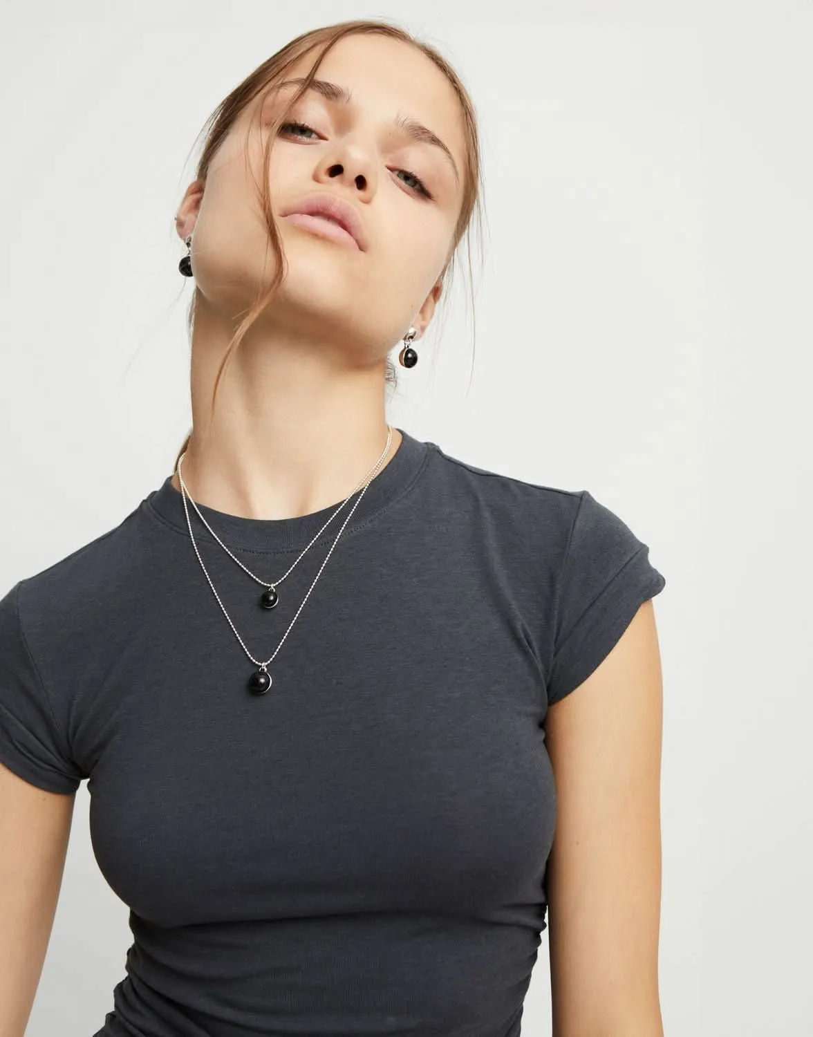 Sterling Silver Plated Ser Fascinante Black Pendant COL2003NGRMTL0U Unode50 Jewelry And Accessories