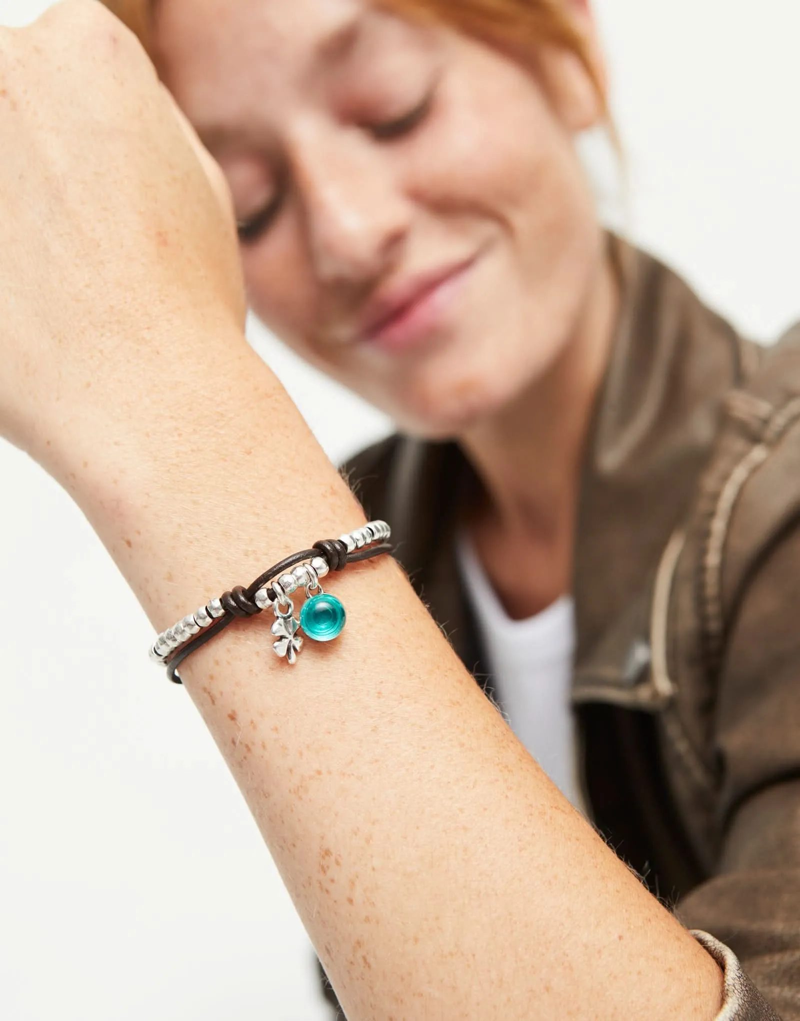 Sterling Silver Plated Ser Fascinante Green Bracelet PUL2529VRDMTL0 Unode50 Jewelry And Accessories
