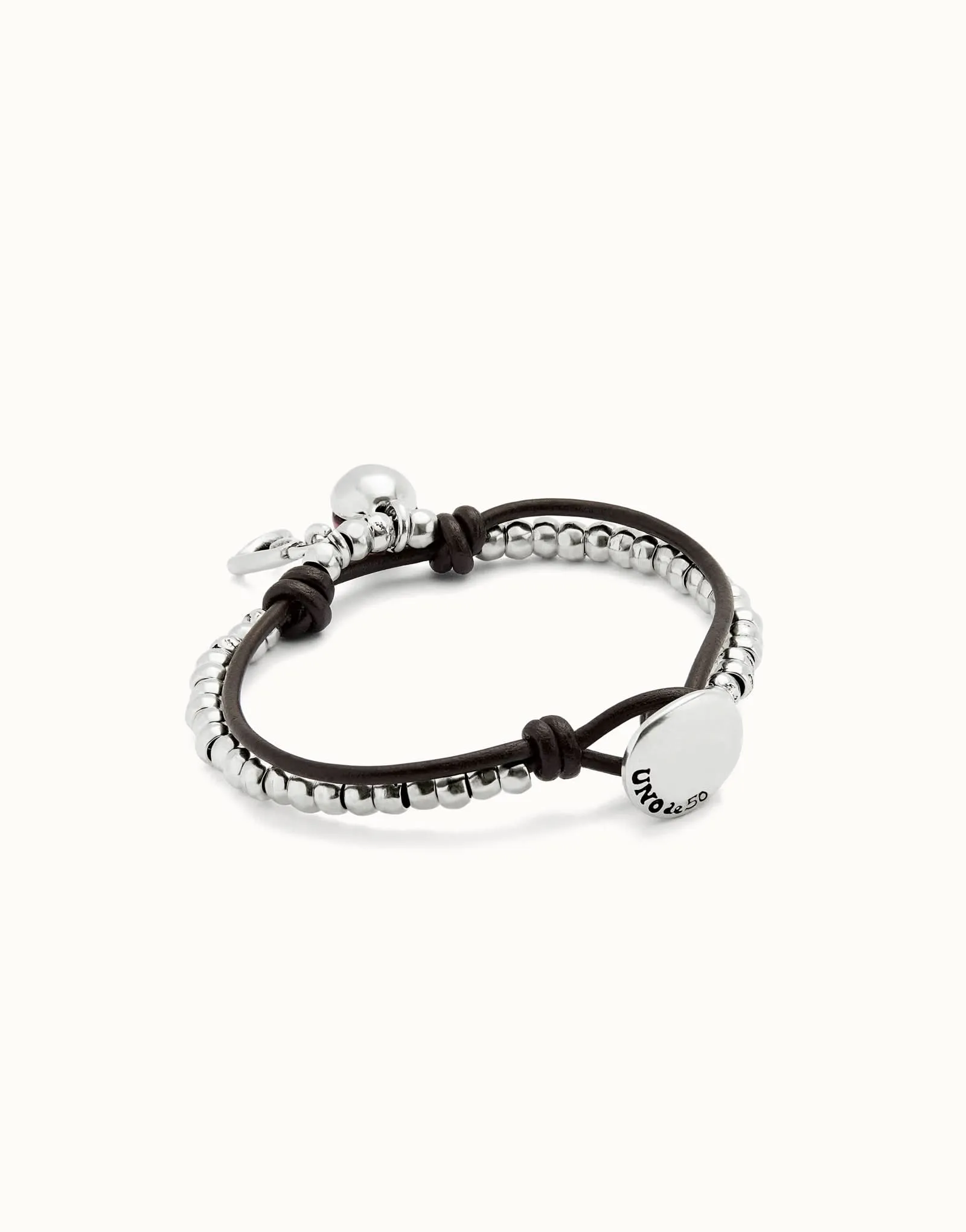 Sterling Silver Plated Ser Fascinante Purple Bracelet PUL2528MORMTL0 Unode50 Jewelry And Accessories