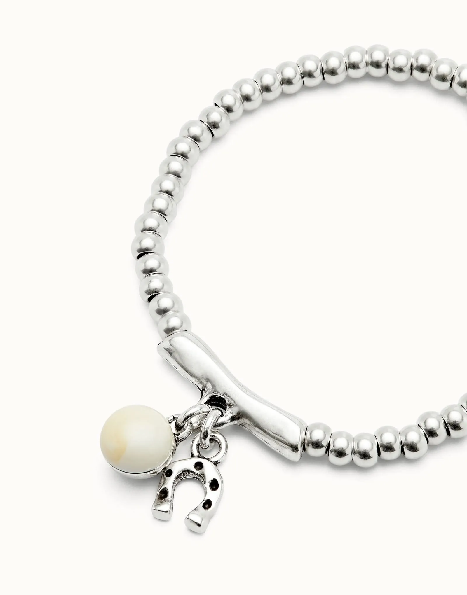 Sterling Silver Plated Ser Fascinante White Bracelet PUL2537MFLMTL0 Unode50 Jewelry And Accessories
