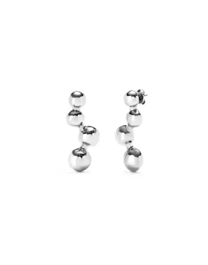 Sterling Silver Plated Ser Intrepida Silver Earrings PEN0999MTL0000U Unode50 Jewelry And Accessories