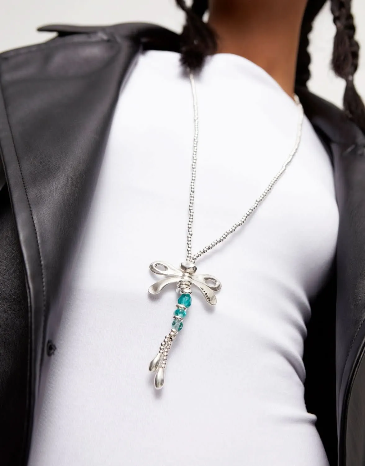 Sterling Silver Plated Ser Rebelde Green Necklace COL1963VRDMTL0U Unode50 Jewelry And Accessories