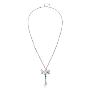 Sterling Silver Plated Ser Rebelde Green Necklace COL1963VRDMTL0U Unode50 Jewelry And Accessories