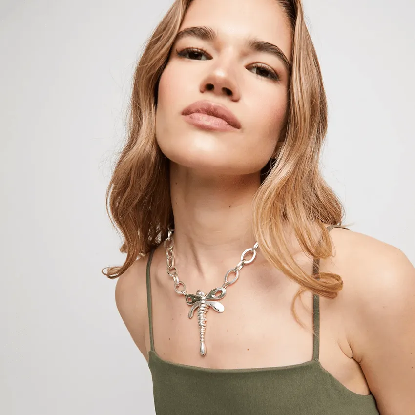 Sterling Silver Plated Ser Rebelde Silver Chain COL1949MTL0000U Unode50 Jewelry And Accessories