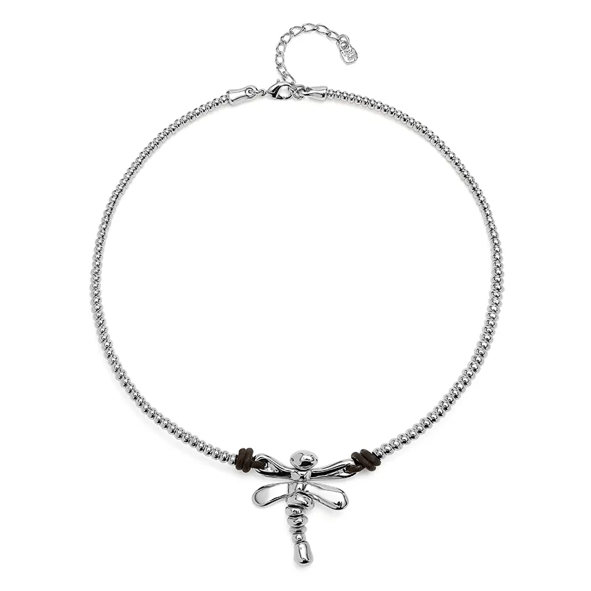 Sterling Silver Plated Ser Rebelde Silver Necklace COL1960MTL0000U Unode50 Jewelry And Accessories