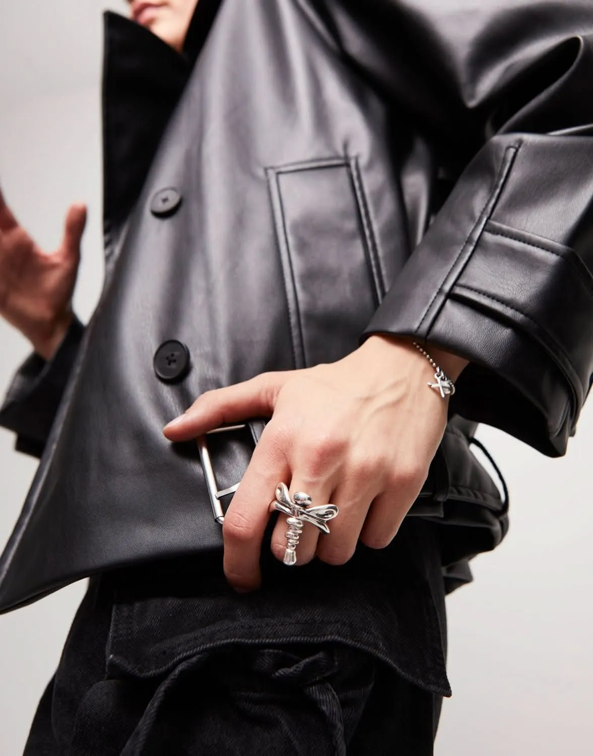 Sterling Silver Plated Ser Rebelde Silver Ring ANI0820MTL000 Unode50 Jewelry And Accessories