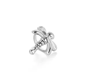 Sterling Silver Plated Ser Rebelde Silver Ring ANI0820MTL000 Unode50 Jewelry And Accessories