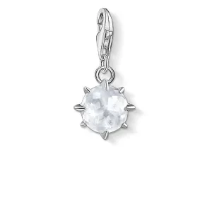 Sterling Silver Thomas Sabo Charm Club April Rock Crystal Sterling Silver	Jewelry