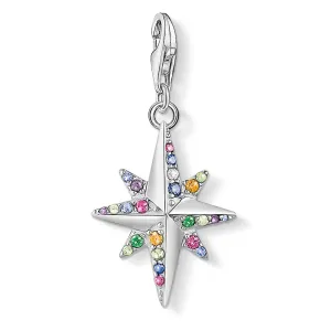 Sterling Silver Thomas Sabo Charm Club Colourful Star Sterling Silver	Jewelry