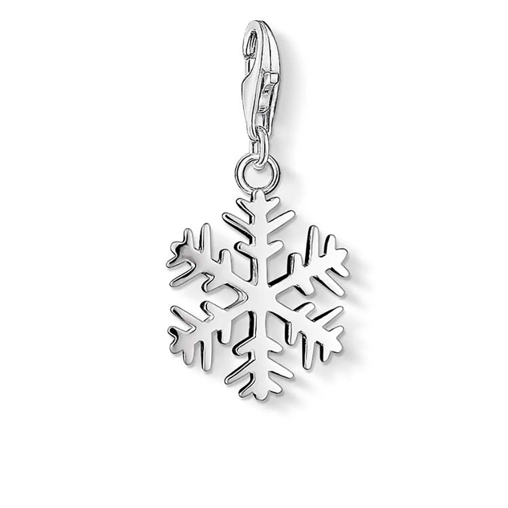 Sterling Silver Thomas Sabo Charm Club Snow Crystal Sterling Silver	Jewelry