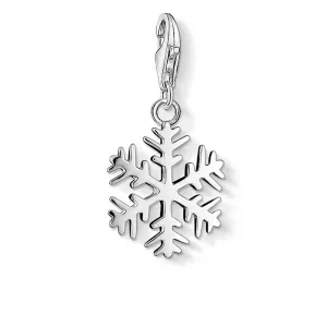 Sterling Silver Thomas Sabo Charm Club Snow Crystal Sterling Silver	Jewelry