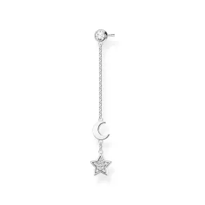 Sterling Silver Thomas Sabo Charm Club Star Moon Drop Earring * 1 Earring Only* Sterling Silver	Jewelry