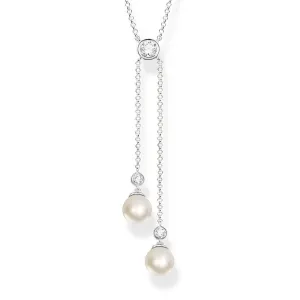 Sterling Silver Thomas Sabo Freshwater Pearl Necklace Sterling Silver	Jewelry