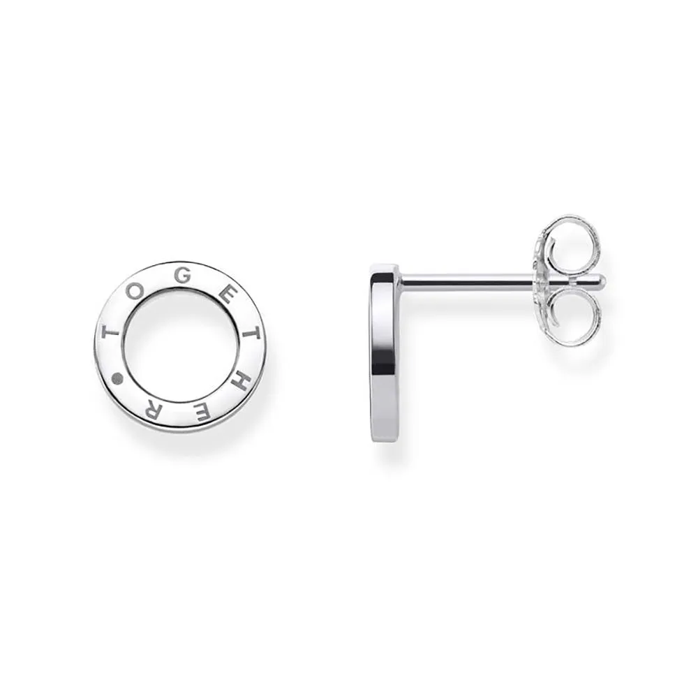 Sterling Silver Thomas Sabo Together Stud Earrings Sterling Silver	Jewelry