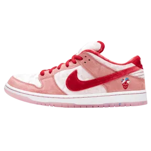 StrangeLove x Nike Dunk Low SB 'Valentine's Day' Nike Dunk casual shoes with iconic low-top shape