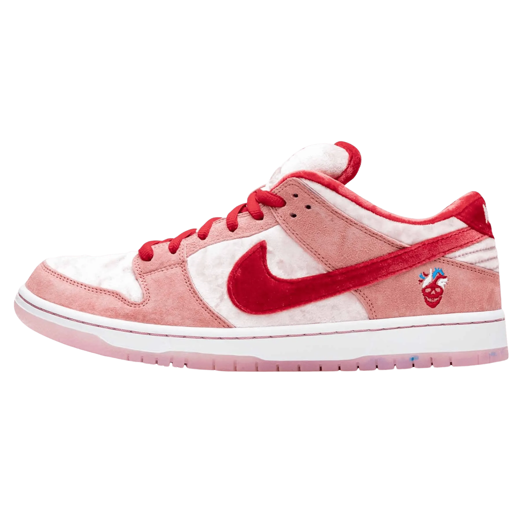 StrangeLove x Nike Dunk Low SB 'Valentine's Day' Nike Dunk casual shoes with iconic low-top shape