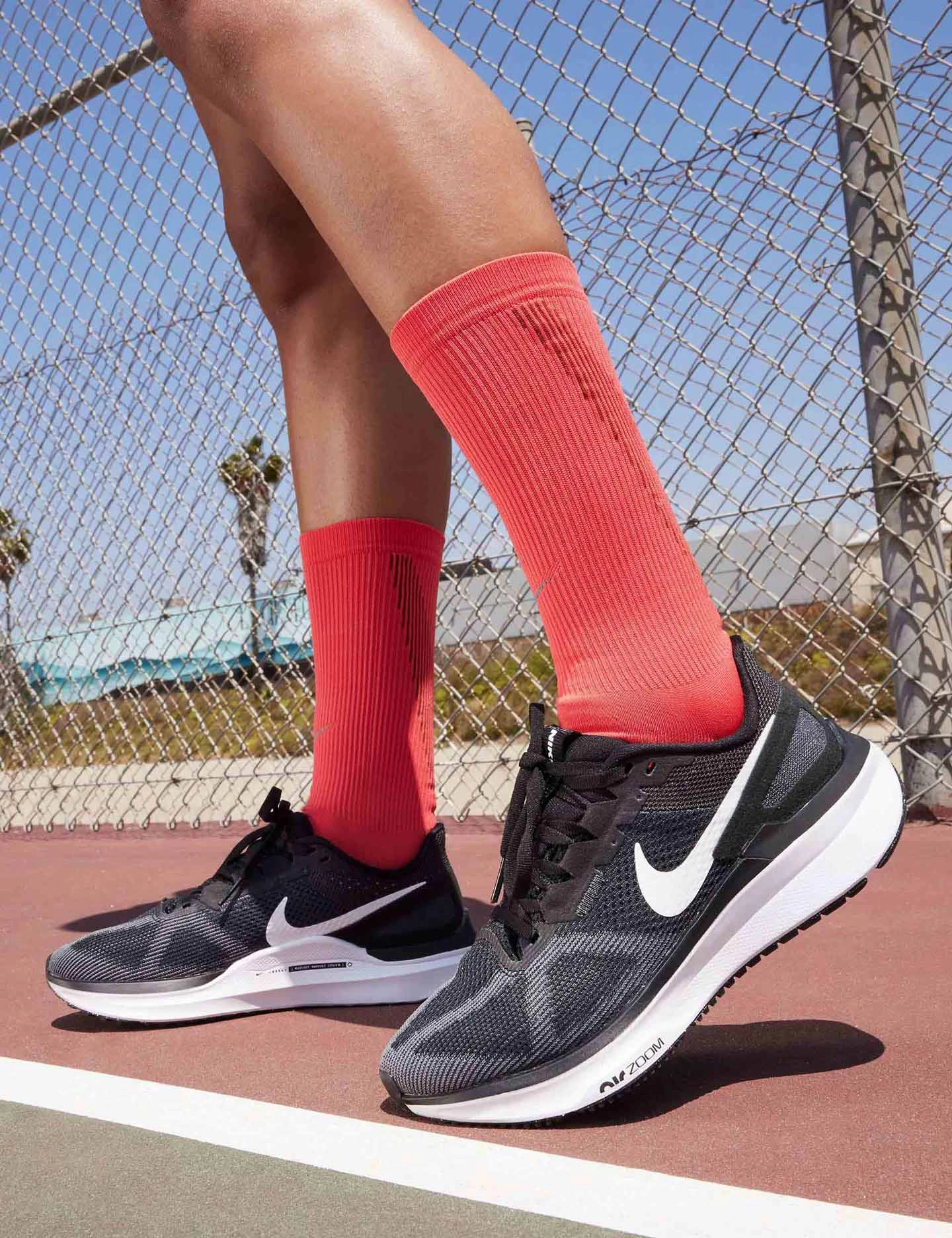 Structure 25 Shoes - Black/Dark Smoke Grey/White Nike women's stylish athletic footwear