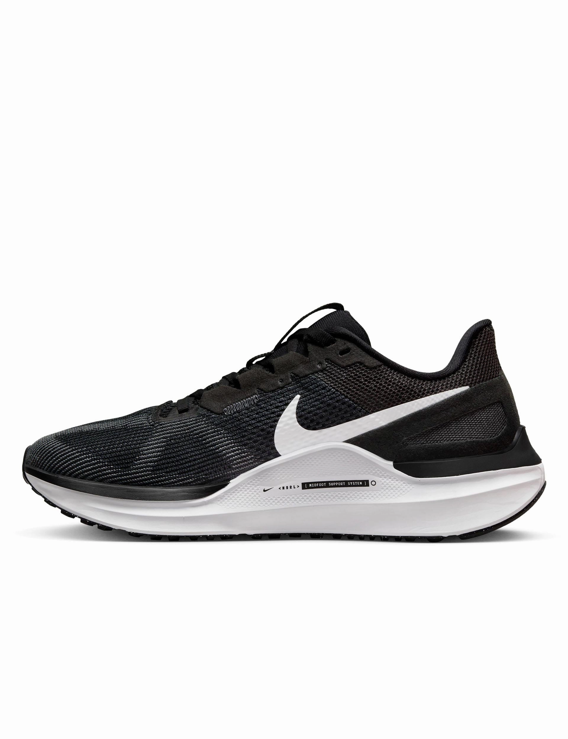 Structure 25 Shoes - Black/Dark Smoke Grey/White Nike women's stylish athletic footwear